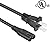 UL Listed 3ft Power Cable Replacement for QFX PBX-61160 PBX-152 PBX-151 Portable Bluetooth Party Speaker Samsung P/N 3903-000599 3903-000853 3903-001117 TV 2 Prong AC Power Cord