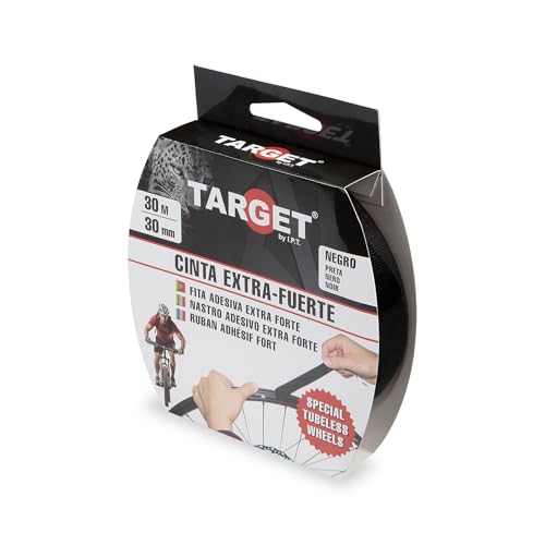 TARGET - Fond de Jante Tubeless Adhésif, Veló | Tubeless Rim Tape, Ruban Tubeless pour VTT (30 M X 30 mm)