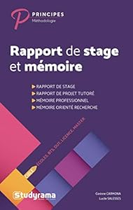 Livres Couvertures de Rapport de stage et mémoire : Ecoles, BTS, DUT, Licence, Masters