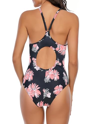Image of Century Star Women Athletic Training One Piece Swimsuit for Teens Juniors