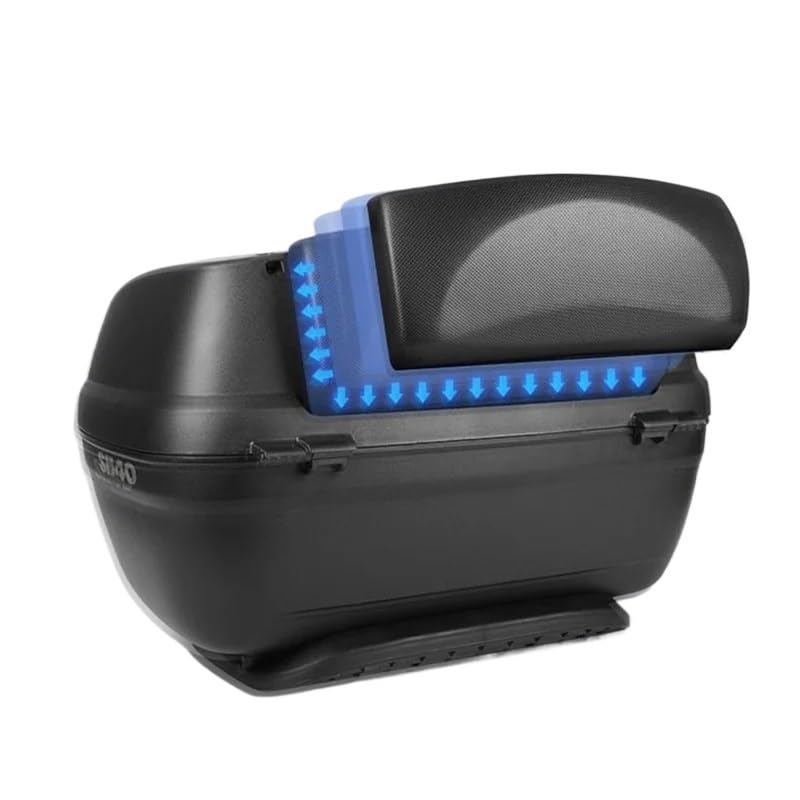 Dossier passager arrière moto coussin top case SH29 SH33 SH39