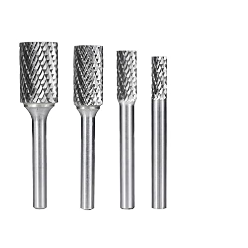 Fresa rotativa doble corte carburo tungsteno 12-25.4 mm miniatura 1
