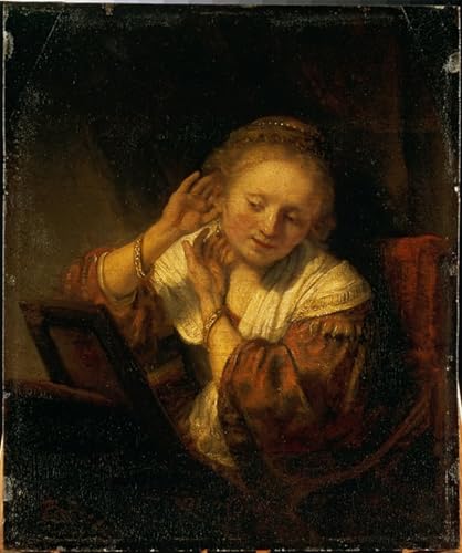 Tableaux Graffiti Art Mural Rembrandt Peinture Poster Moderne 60x90cm