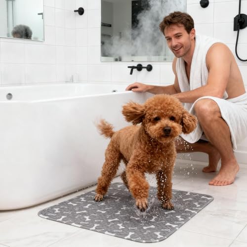 Waschbare Hundetoiletten | Wiederverwendbare Auslaufsichere Matte | Saugfähige Geruchsneutrale rutschfeste Hundetrainingsmatte | Für Training Innenbereich Transportbox Balkon Hundezwinger Boden