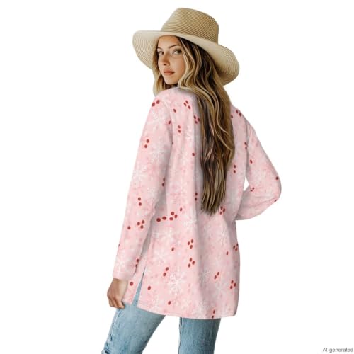 Image of Cardigan Sweaters for Women Long Sleeve Cardigan Soft Drape Open Front Fall Dusters V-Neck Jackets Dressy Loose Coat