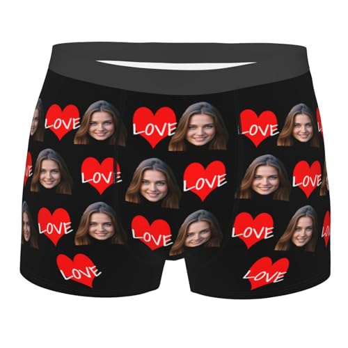 Custom Boxers Briefs For Men Funny Personalized Boxers With Face For Boyfriend Husband Father Funny Gifts