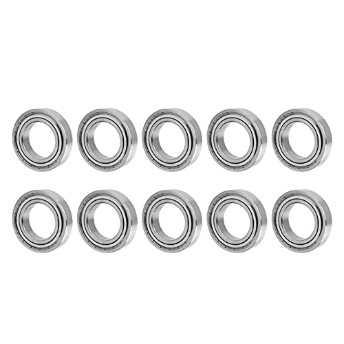 ANKROYU 10 piezas S6008ZZ Mini rodamientos de bolas Rodamientos de rodillos de acero inoxidable con doble blindaje 68x40x15 mm para maquinaria industrial y engranajes de reducción