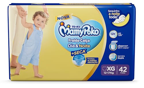 MamyPoko Fralda-Calça Dia&Noite Xg 42 Unidades