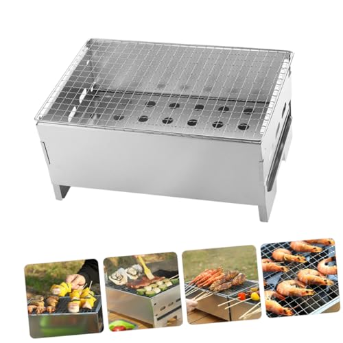 PRETYZOOM Bärbar Kolgrill för Camping och Utomhusbruk