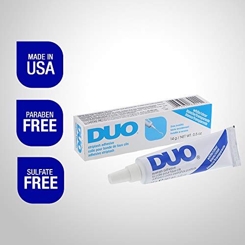 Duo Strip Eyelash Adhesive Clear, For Fake Strip Lash, 0.5 Oz, 1-Pack #TOP4