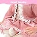 Reborn Doll Clothes for 20-22 Inch Dolls, 3 Sets 20 Inch Baby Doll Clothes Accessories 10 Pcs with Dress Coat Outfits, Headbands, Socks, Top and Pants for 20