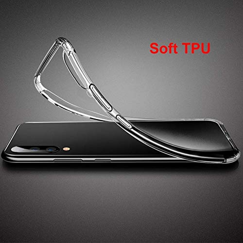 Image of FITSMART Silicone Ultra Clear Slim Shockproof Anti-Slip Grip Soft Back Cover Case with Camera Protection For Xiaomi Poco F1 (Bumper Transparent)
