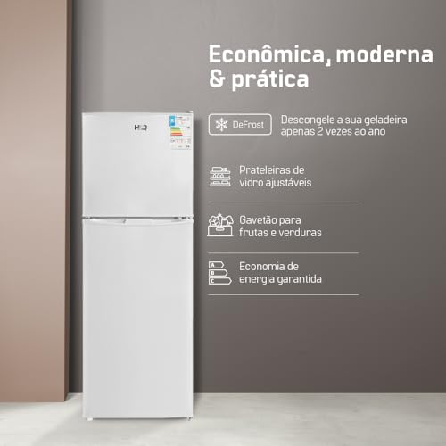 Geladeira Refrigerador HQ Defrost 150 Litros Branco HQ-150RDF 220V