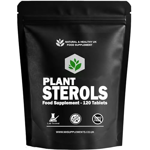 Plant Sterols 800mg 120 Tablets - Support Healthy Cholesterol Levels