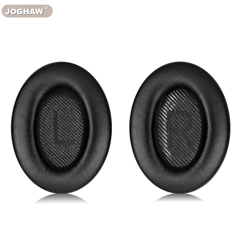 Almohadillas de repuesto para auriculares, almohadillas de cuero proteínico para auriculares Bose QuietComfort QC35, con espuma viscoelástica más suave - Negro miniatura 2