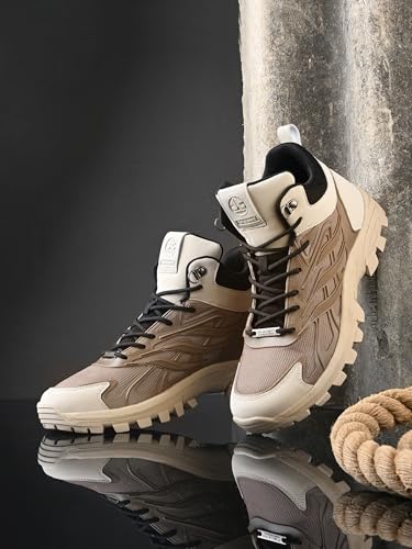 Image of OFF LIMITS RAFTAR Men's Waterproof Hiking Shoes: Lightweight, Breathable, and Ideal for Outdoor Trekking, Mountaineering, and Trail Adventures