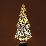 Neuf High-Tech Place E27 4W IP65 imperméable à l Eau Forme de Sapin de Noël 3D Blanc Chaud feu d Artifice LED Ampoule, 2700K 48 LED SMD 2835 Lampe décor de décoration à l atmosphère Vintage, AC 85-265V