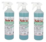 3x SEEGER Pack zu 7 - Streifenfrei | löst mühelos Fett, Verunreinigungen von Glas, Spiegeln & Edelstahl | in 1L Sprühflasche | plus Gratis THANK YOU Aufkleber