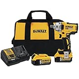 DEWALT 20V MAX* XR Cordless Impact Wrench Kit with Detent Pin Anvil, 1/2-Inch (DCF894P2)