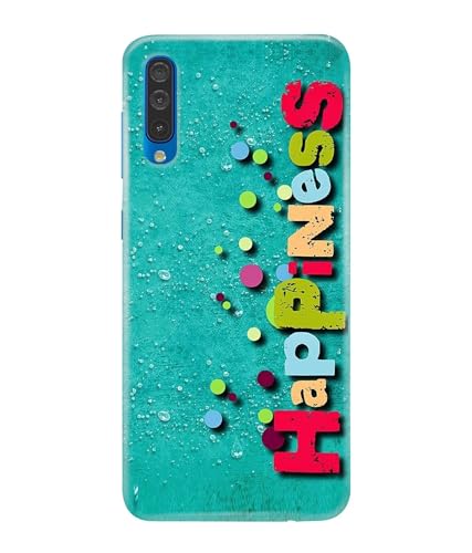 Image of Happiness Happy Printed Hard Back Case Cover Compatible for Samsung Galaxy A50 / Samsung A50S / Samsung A30S (Multicolor) - D1670