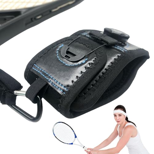 Fixation de poignet de tennis contre les mauvais mouvements de swing de bras