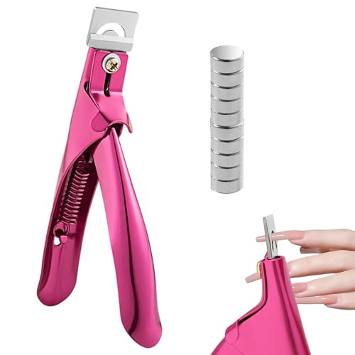 1PCS Acrylic Nail Clippers Adjustable Accurate Trimming Nail Clippers for Acrylic Nails Stainless Steel Manicure Tool for Salon Home Nail Art