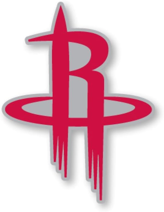 aminco NBA Houston Rockets Team Logo Pin, team color (NBA-PN-001-18) : Sports Fan Pendants : Sports & Outdoors
