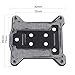 GENNEL Metal PC Motherboard Backplate, CPU Bracket Backplane, Heatsink Holder Radiators Base for Intel LGA 1150 1151 1155 1156 115x