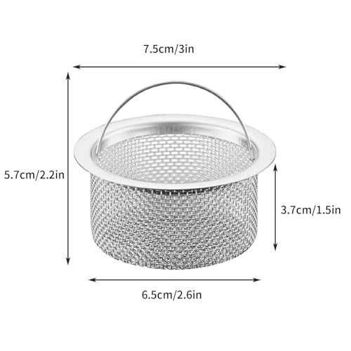 Colador para desagüe de fregadero acero inoxidable 2 pcs miniatura 6