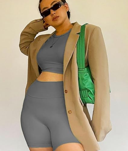 Image of NEW YOUNG Capri Leggings with Pockets for Women High Waisted Workout Leggings Tummy Control Yoga Pants