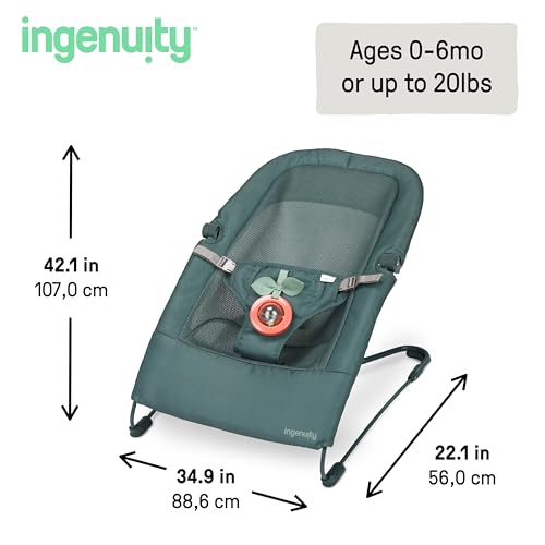 Transat bébé compact vert pliable et amovible avec arche