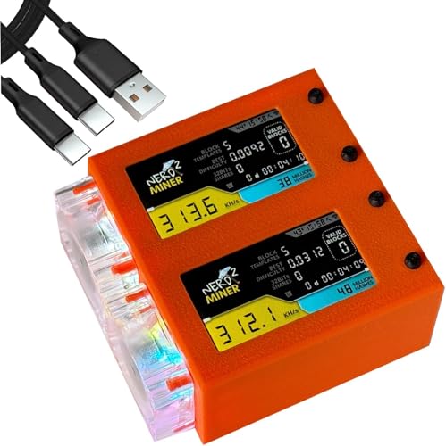 New NerdMiner V2 Plus Version 300KH/s*2 T-Display S3 1.6.3 Bitcoin Solo Lottery Miner S19 Mini with Low Power Consumption Crypto Nerdminer by OEMGMINER