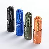 SKILHUNT EK1 180 lumens USB-C EDC Mini Portable Keychain Rechargeable Pocket Micro-Light LED Flashlight Light, Ultra bright (Royal blue, Cool White)