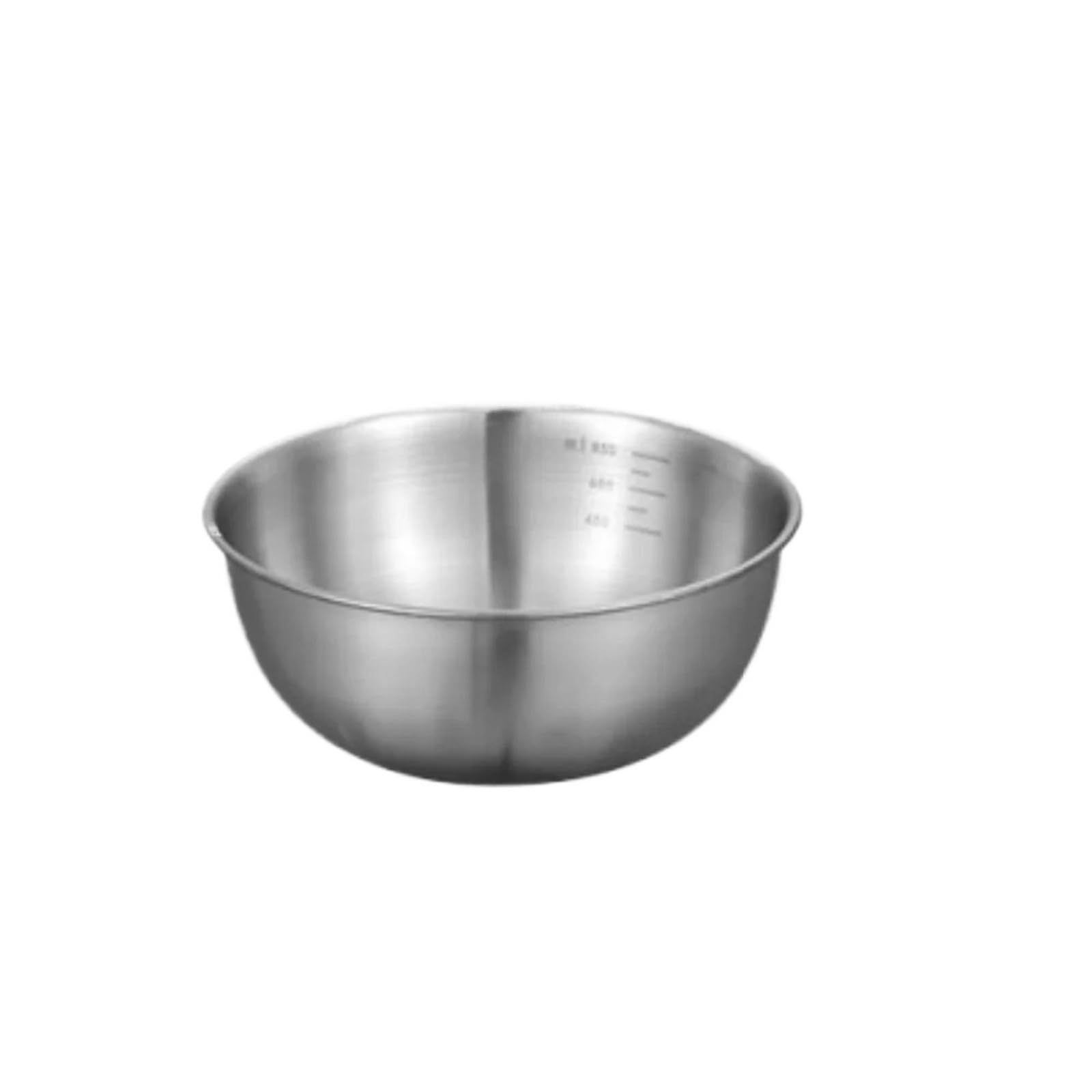 Tazón Para Mezclar Juego de tazones for mezclar acero inoxidable | 1-3 piezas con báscula de gran capacidad for cocinar, hornear y almacenar alimentos(L 1pc)