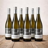 Gewürztraminer Trocken Weißwein 6x 0,75L – Trockener Weißwein Frisch & Aromatisch – Wenig Restsüße (5,4 g/l) – Perfekt zu Fisch, Geflügel & Asiatischer Küche – Eleganter Speisebegleiter