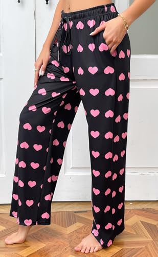 Image of X-Image Women Comfy Casual Pajama Pants with Pockets & Drawstring