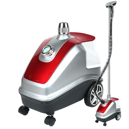 QWAXTRIW Vapor de Prenda de Alta Potencia, Panel de Acero Inoxidable Engrosado, Material, Quema Anti-seco, Continuo y Duradero para centros comerciales, etc. (Rojo)