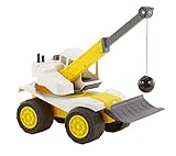 CONSTRUYE Y DERRIBA - Los niños pueden jugar en la arena todo el día. Deja que construyan castillos de arena y que los derriben con la excavadora y la bola de demolición. Este juguete los mantendrá ocupados y entretenidos durante horas.
