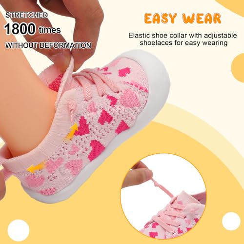 Image of JIASUQI Baby Shoes for Toddler Boys Girls Sneakers Slip on Walking Shoes for Babies