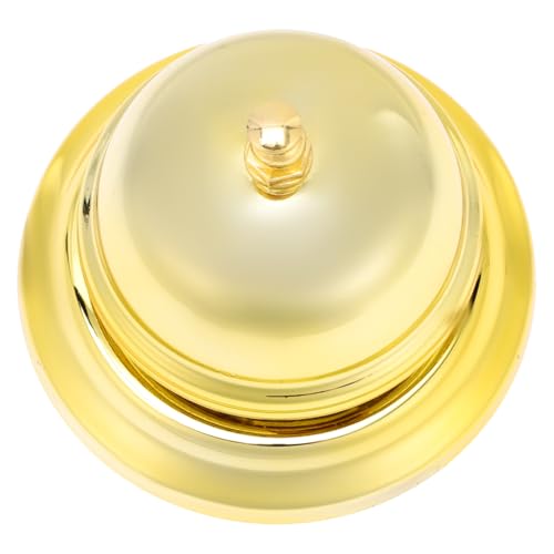 STOBAZA Campanello in Lega per Servizio Ristorante e Giochi da Tavolo Suono e Portatile per Reception Risposta Rapida e Richiesta Assistenza Colore Casuale Colore Casuale