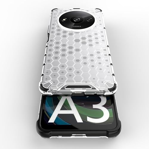 Image of Glasgow Back Case Cover Designed for [ Mi Redmi A3 4G / Poco C61 4G ] (Stylish Look | Shock Proof) - Transparent