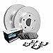 R1 Concepts Front Brakes and Rotors Kit |Front Brake Pads| Brake Rotors and Pads| Euro Ceramic Brake Pads and Rotors| Hardware Kit WFTH1-31234