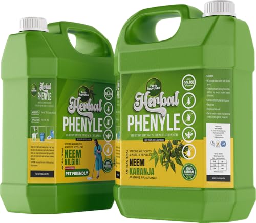 Image of 10 Liter Herbal Phenyl Floor Cleaner (1, Neem Karanja 10 Liter) Refill Pack