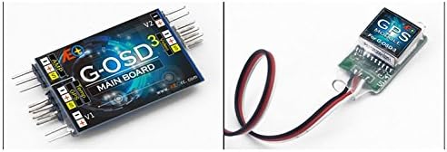 AEO G-OSD3 GPS on Screen Display for RC Airplane FPV Model Plane Main Board with GPS Module w/AMP Module w/Temp Module Main Boar & GPS Module (APSD050)