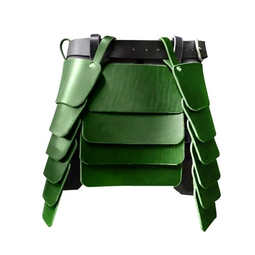 Juketron Ceinture d'armure de Taille en Cuir PU, décorative Double Face, Style rétro, Ceinture Romaine médiévale pour déguisement, boîte de Nuit