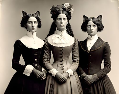 Affiches sur toile SERENDIPITP 58x90 cm portrait victorien de famille