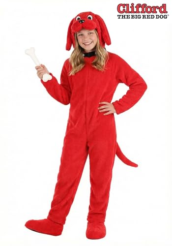 Disfraz infantil de Clifford el Gran Perro Rojo talla Large miniatura 3