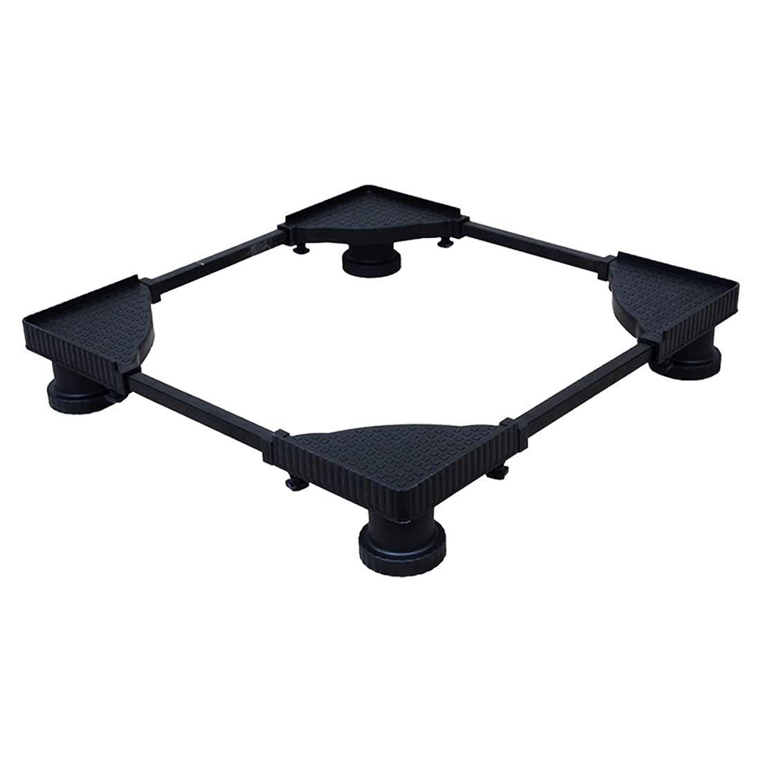 Heavy Duty Adjustable Size Stand | High Height Premium Metal Stand for Washing Machine (Front & Top Load), Fridge, Dishwasher | 500 Kg Load Capacity