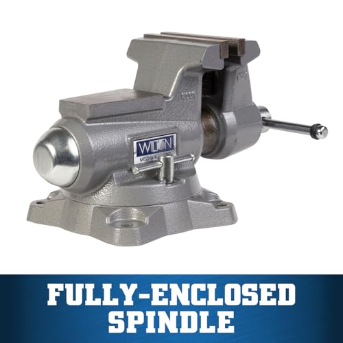 Wilton Mechanics Pro Bench Vise, 5-1/2" Jaw Width, 5" Jaw Opening, 3-5/8" Throat (Model 855M) by Wilton - Image 7