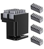 BIQU Panda Brush XP + 4PCS Silikon düsen reinigung swerkzeug kit, für Bambu-Lab P1S/P1P/X1C/X1E 3D-Druckers, Doppel bürsten köpfe Ersatz Silikon düsen wischer, Plug-in-Play